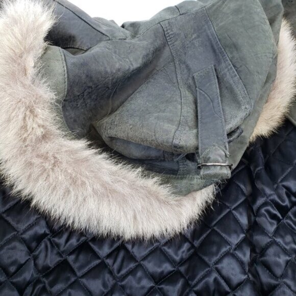 Vintage Leather Coat Hood - Picture 8 of 16